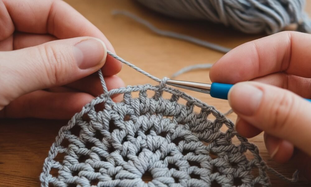 how to crochet a circle