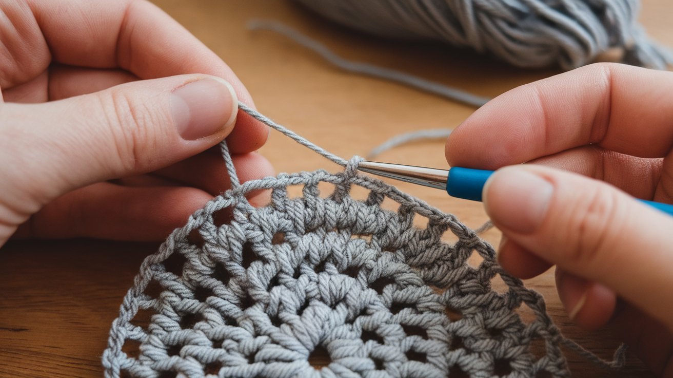 how to crochet a circle